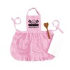 TEEAMORE Custom Ruffle Apron Your Name's Kitchen Cooking Baking Grilling
