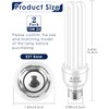 PACETAP E27 15W 2U Type Replacement Bulb, 2 Pack, Compatible
