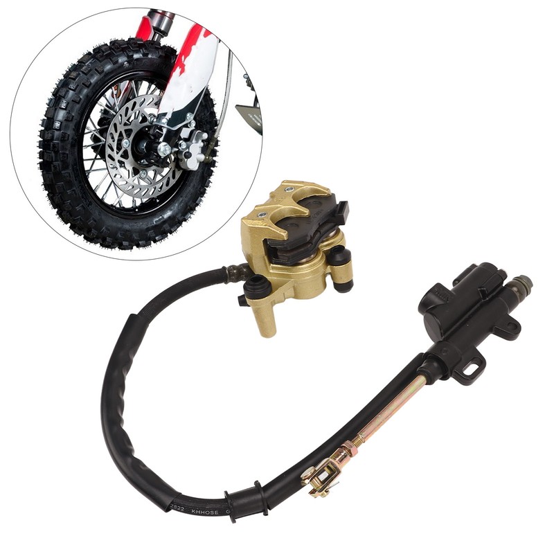 Hydraulic Rear Disc Brake Caliper System With Brake Pads Replacement