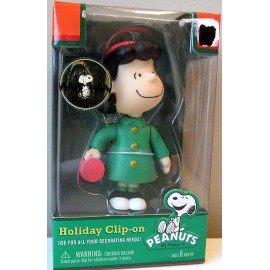 Peanuts Snoopy Mini Clip On Christmas Figurine Peanuts Ornament Lucy Give Cup
