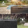 32 Gallon Resin Storage Box, Indoor Outdoor Deck Box for