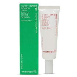 Innisfree Jeju King Cherry Blossom Glow Tone-Up Cream Skin Fit 50ml / 이니스프리 제주 왕벚꽃 글로우 톤업크림 스킨핏 50ml