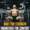 EVO Fitness Pair of 18” Deep Black Weight Lifting Wrist