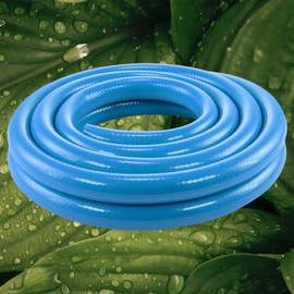 10mm Reinforced portible Non Taint Blue Drinking Water Hose for Camping, Caravans,Flexible 10mm Water hosepipe for Mobile Homes and Boats (5m)