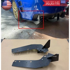 SDeelCase G4 Bumper Spats Winglet Splitter Diffuser Fin Aprons Fit 15-21 Subaru WRX STI