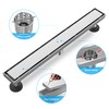 ZEKOO Tile in Linear Shower Drain 36 Inch,2 in 1