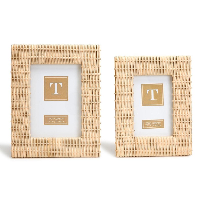 Two's Company Criss Cross Weft and Weave Set of 2