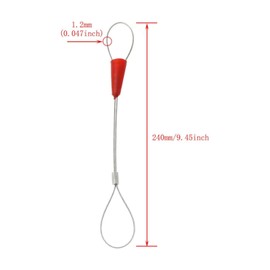 THJOPOKEEL 6 tiradores de cables de tracción de alambre para peces de cinta de tracción, herramienta de extracción de cables portátil para cinta eléctrica de peces, agarraderas de alambre