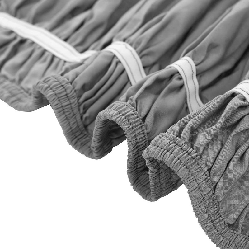 PiccoCasa Elasticated Bed Skirt Ruffled Bed Base Wrap Around Bed