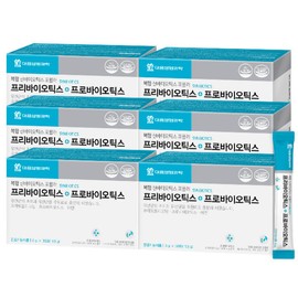 Certification Daewoong Life Science Prebiotics, probiotics, lactic acid bacteria, 6 boxes, 6-month supply / 프리바이오틱스 프로바이오틱스 유산균 6박스 6개월분
