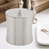 Goick Stainless Steel Sugar Bowl with Lid and Spoon, Sugar