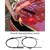 2Pcs Hood Latch Release Cable Fit for Mini Cooper 2007