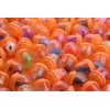 Entervending Acorn Shaped Empty Capsules, 1.1-inches Height, Plastic, Orange, Games