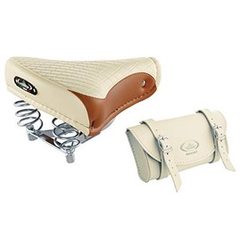 Montegrappa Saddle for City Beachc Ruiser Holland Wheel Vintage Retro Look 1750 Export Wheel + Montegrappa Storage Bag MOD. 0016