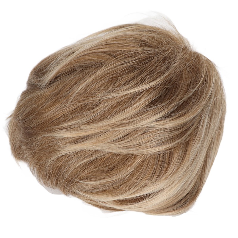 Hair Blonde Human Hair Wigs Pixie Cut Wigs Synthetic Golden