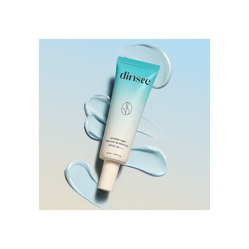 Dinsey [Dinsy] Premium Vegan Blue Tone-Up Sun Cream 50ml SPF50+PA++++