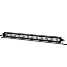 LED Light Bar, 36W, Total Length: 14 inches (360 mm), 30 Degree Spot, Marine Light, Thin, Lightweight Model, 12V/24V