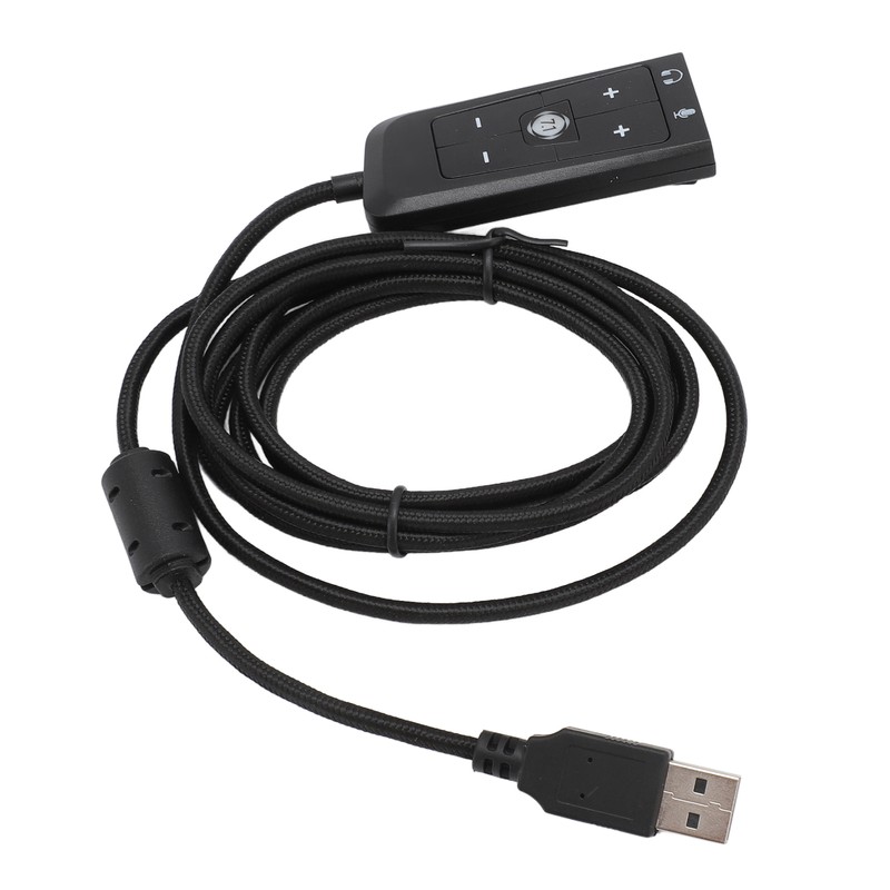 USB to 3.5mm Jack Audio Sound Card Adapter with Headphone