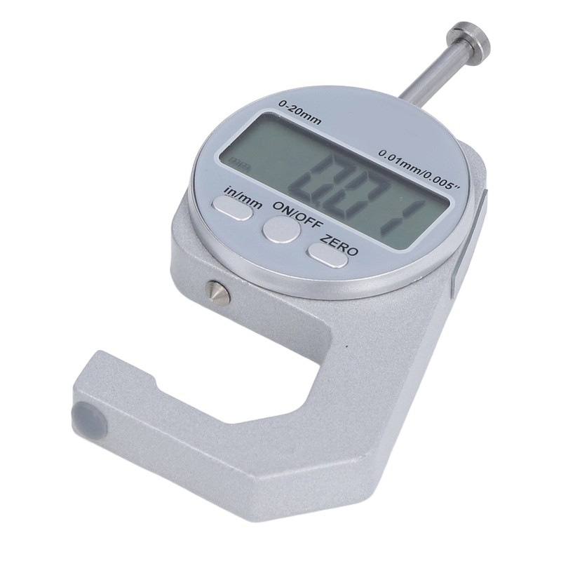 Thickness Gauge Mini Digital LED Display 0 to 20mm Multifunctional
