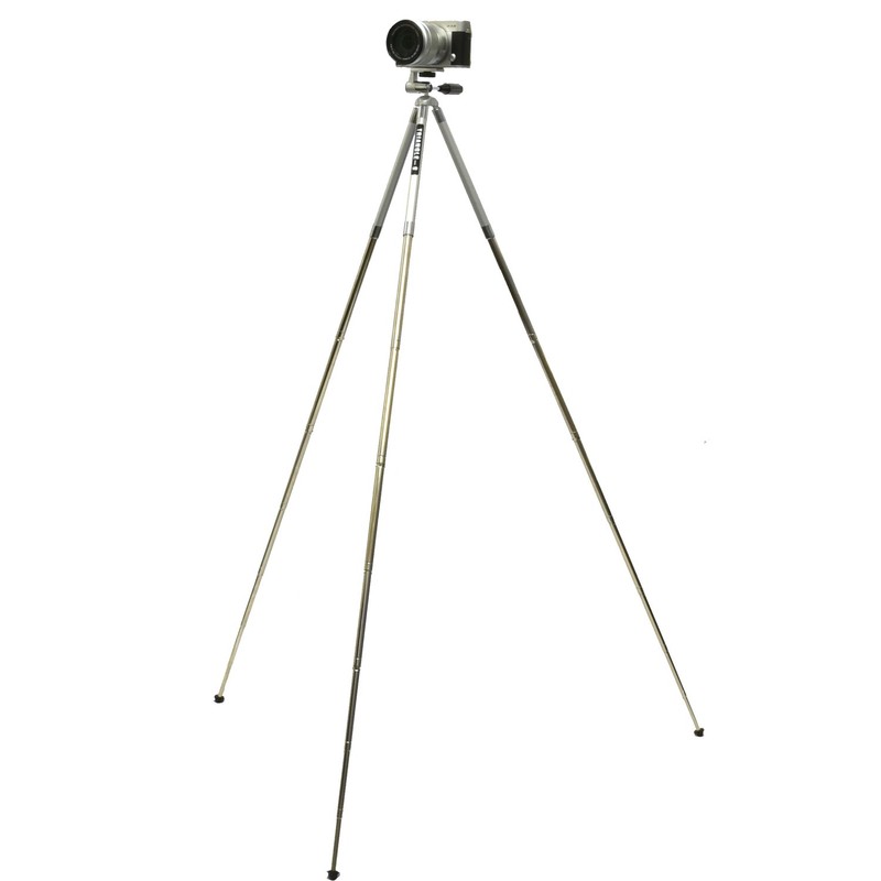 KING 817990 Small Tripod, Triangle, Silver, Lightweight