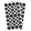 SoftTouch 4924995N Craft Value Pack-236 PCs, Dots-Cork Pads-Felt Strips-Bumpers, Brown