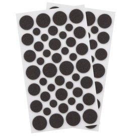 SoftTouch 4924995N Craft Value Pack-236 PCs, Dots-Cork Pads-Felt Strips-Bumpers, Brown