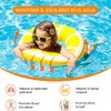 Jesir Fruta Piscina Flotadores, 3 Piezas de Inflables para Alberca