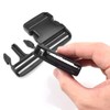 6 Pack 2 Inch Flat Dual Adjustable Plastic Side Release