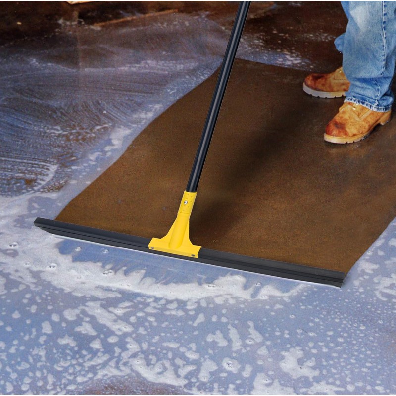 Floor Squeegee for Concrete, 30'' Large Rubber Broom for Tile,