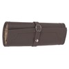Mink Bonded Leather Jewellery Travel Roll Storage Case