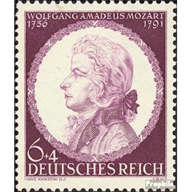 German Empire 810 (complete.issue.) 1941 Mozart (Stamps for collectors) music / dance