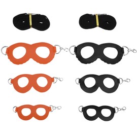 The Lord of the Tools 2 Sets Hamster Sliding Straps Training Walking Vest Sets Large Medium Small with 1.5 m Rope for Squirrel Hamster Mice Black Brown