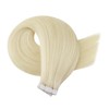 Full Shine Invisible Tape in Hair Extensions Human Hair Color