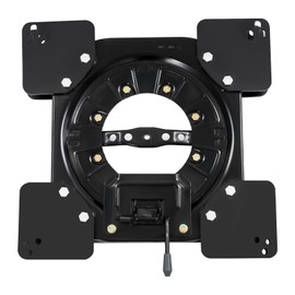 RV Seat Swivel Base, Heavy Duty Steel Plate Seat Swivel Base Replacement 360° Rotatable Swivel Car Seat Base for Vans, Motorhomes, Buses, Engineering Vehicles