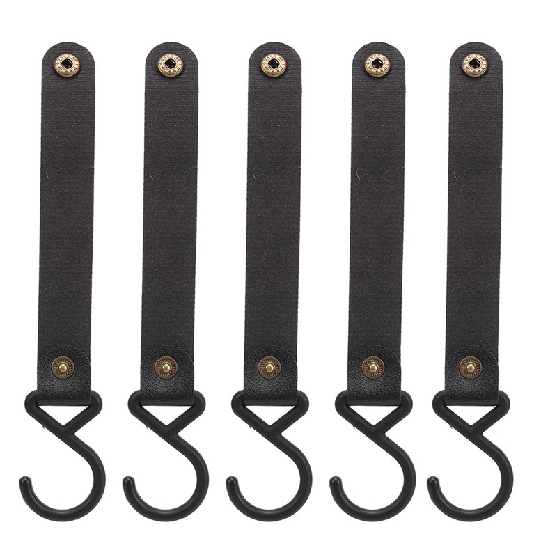 15Pcs Leather S Hooks High Strength Multifunctional Portable S Hangers