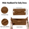 Huachi Button for Mask Women Nurses Headband No Slip Elastic