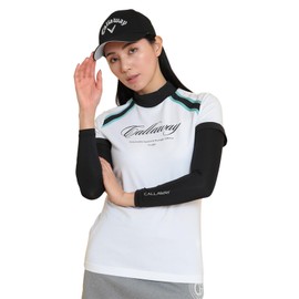 Callaway C25198201 Women's Arm Cover (Sweat Absorbent, Quick Drying, UPF 50, Cooling Effect), Golf,, 1010_Black
