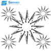 Senvenelec 120 x alligator clips, alligator clips, metal test clamps,