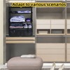 Jaugufiy Multi-layer Hanging Closet Storage Bag Hanging Travel Shelves Suitcase