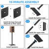 MOUNTUP Universal Speaker Stands Pair for Surround Sound, 31" Height