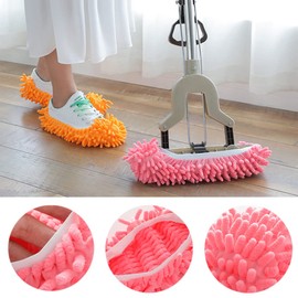 YFFSFDC Mop Slippers, Room Shoes, Floor Mop, Cleaning Slippers, Cleaning Mop, 5-color