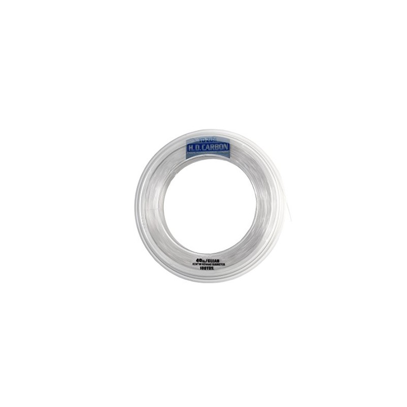 Yo-Zuri H.D. Carbon Fluorocarbon Leader Line, Clear, 50-Pound/30-Yard