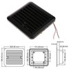 MASO 12V One-Way Silent Cooling Fan Side Exhaust Port Air
