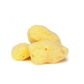 IntimateCare Sea Sponges. Mediterranean Sea Sponges in Plastic Free Packaging. Absolute Quality. (Golden Yellow, 3X 5.5-6.5cm / 2-2.5in’)
