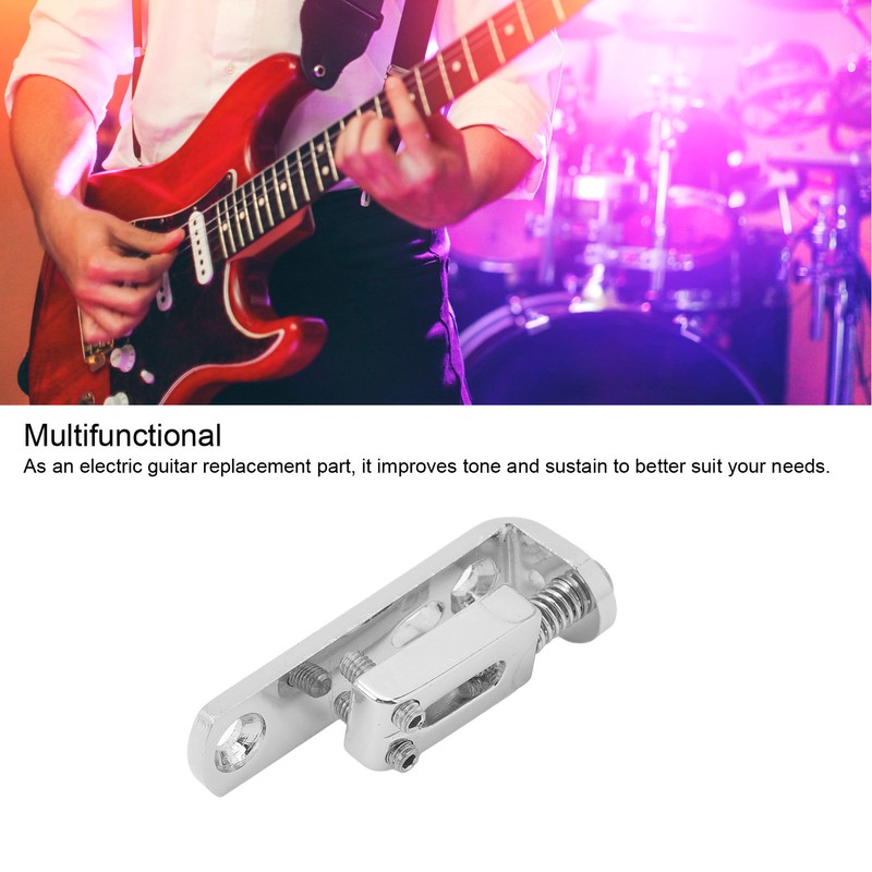 6PCS Guitar Bridge Saddle Split Type Zinc Alloy Electric Guitar