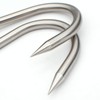 HONSHEN 8 Inch Meat Hook,8mm Heavy Duty S-Hooks Stainless Steel