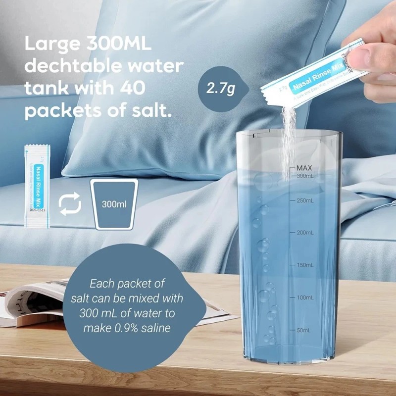 Yespow Electric Nasal Irrigation Cleaner System Rechargeable