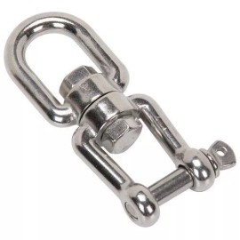 Unbranded 1/4" Jaw - Eye 316 Stainless Steel Boat Anchor Connector Swivel 770 lb WLL