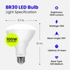 Feit Electric Feit Electric BR30 LED Light Bulbs, 100W Equivalent,