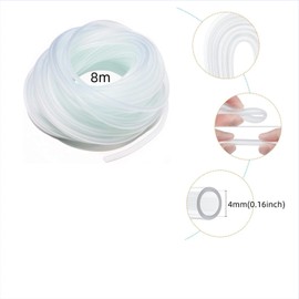 Taicols Standard Aquarium Air Pump Accessories Set, 314.96 inch Airline Tubing with 4 Air Stones, 4 Control Valves, 4 Check Valves, 12 Suction Cups, 24 Connectors, Fish Tank Accessories for Fish Tank